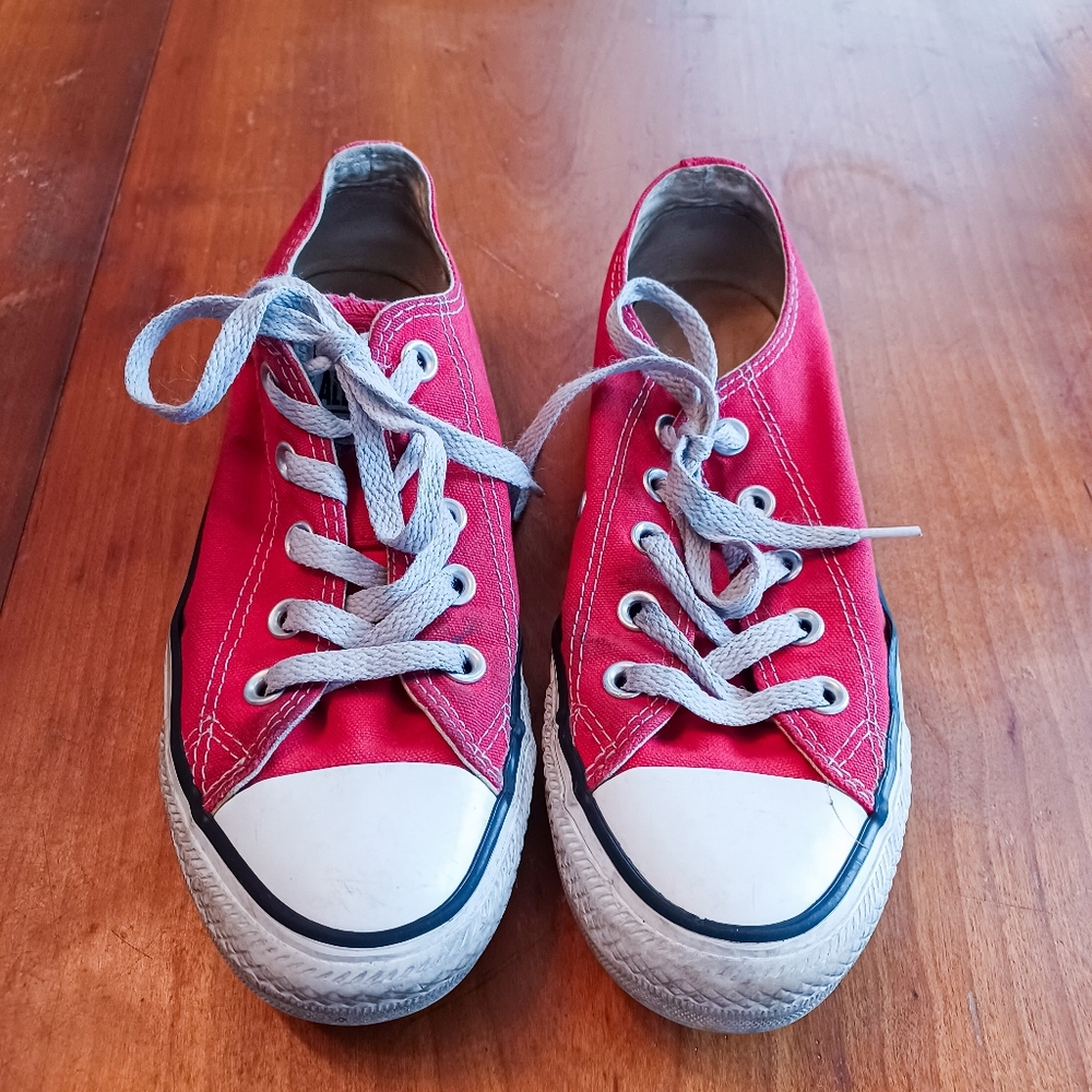 Red Low Top Converse